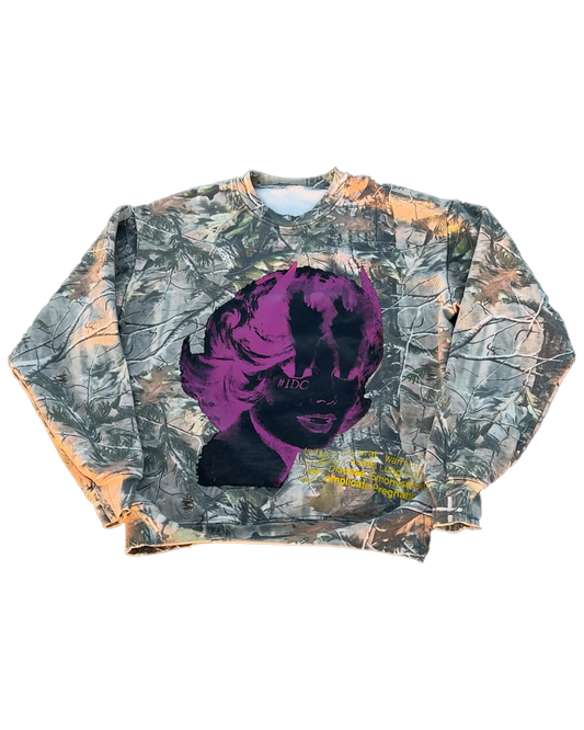 Monroe Camo Crewneck